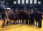 Women lock up conference title after wild finish