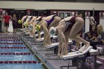 A&M sinks LSU in dual meet sweep