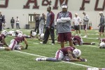 It begins: Coaches get first look at roster at spring practice open