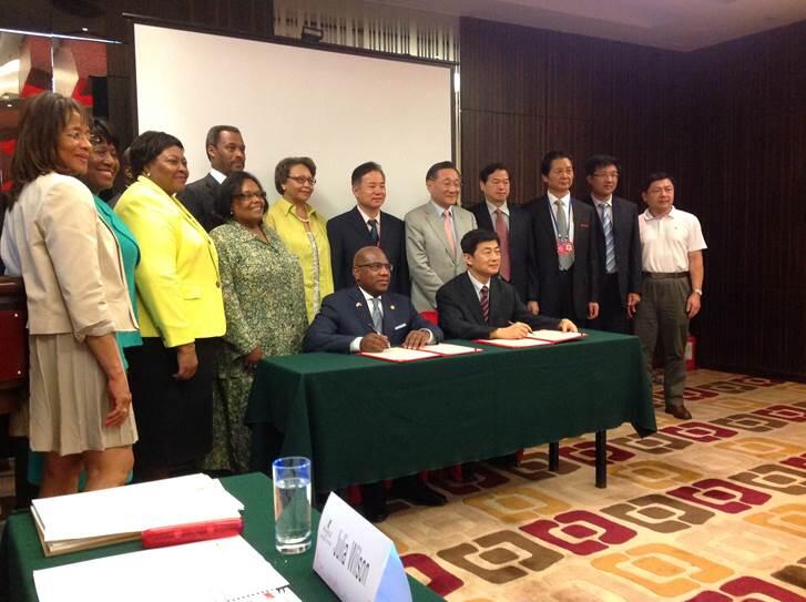 HBCU delegates in China
