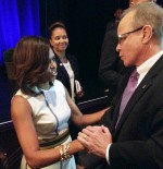President Covino joins First Lady in event supporting veterans