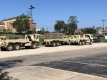 The Army National Guard stationed on FAMU’s Campus for helping hands