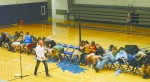Hypnotist performs during Welcome Week