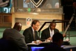 Invited speaker Brian Billick gives advice to student athletes