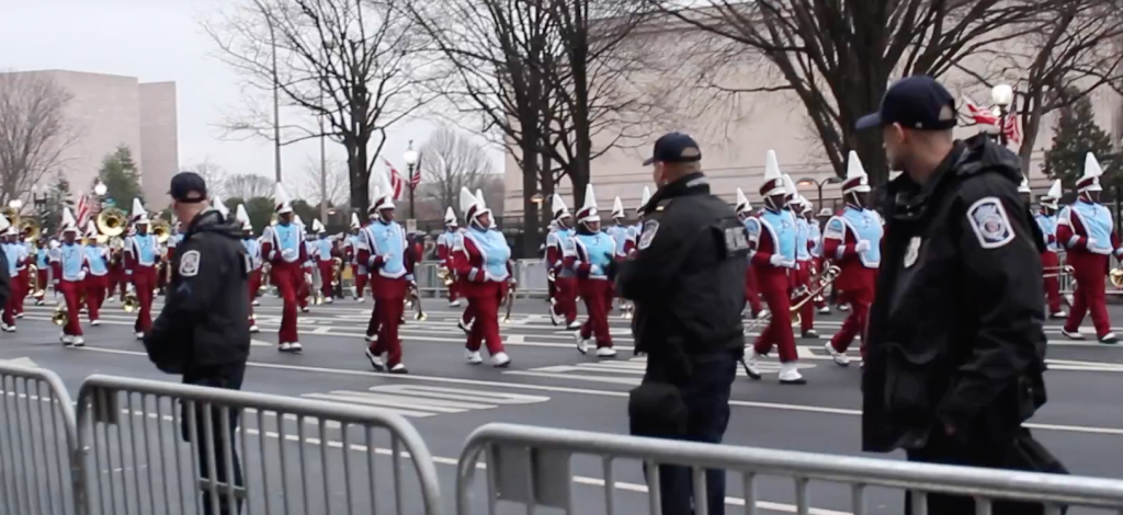 Talladega College criticized harshly for the band's participation in the inaugural parade,